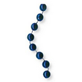 Navy Blue 7.5 Mm Bead Necklaces